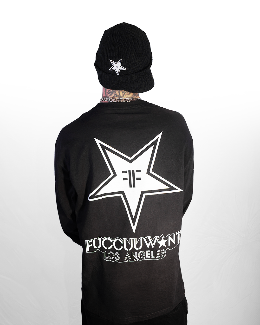 BLACK ROCKSTAR LONGSLEEVE