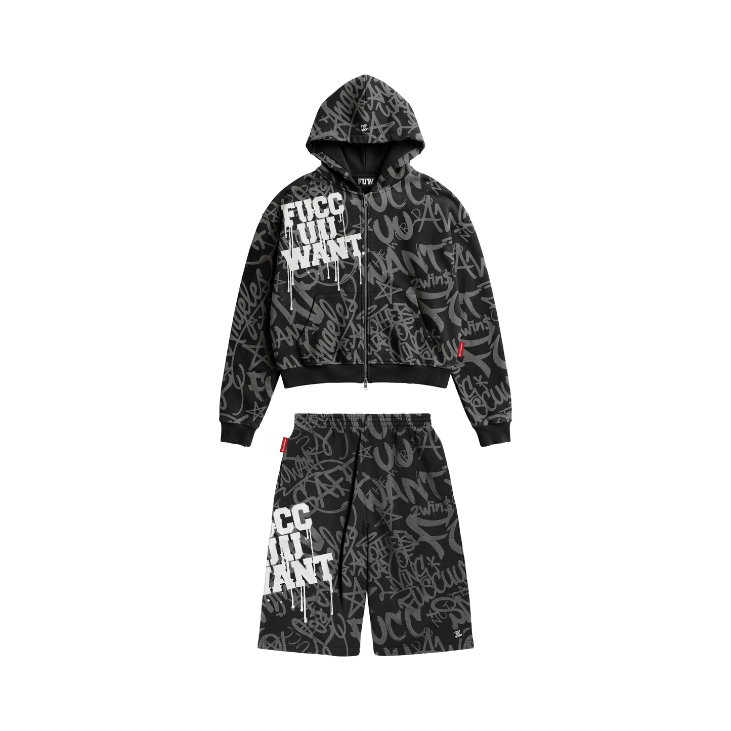 BLACK SWEATSUIT SET