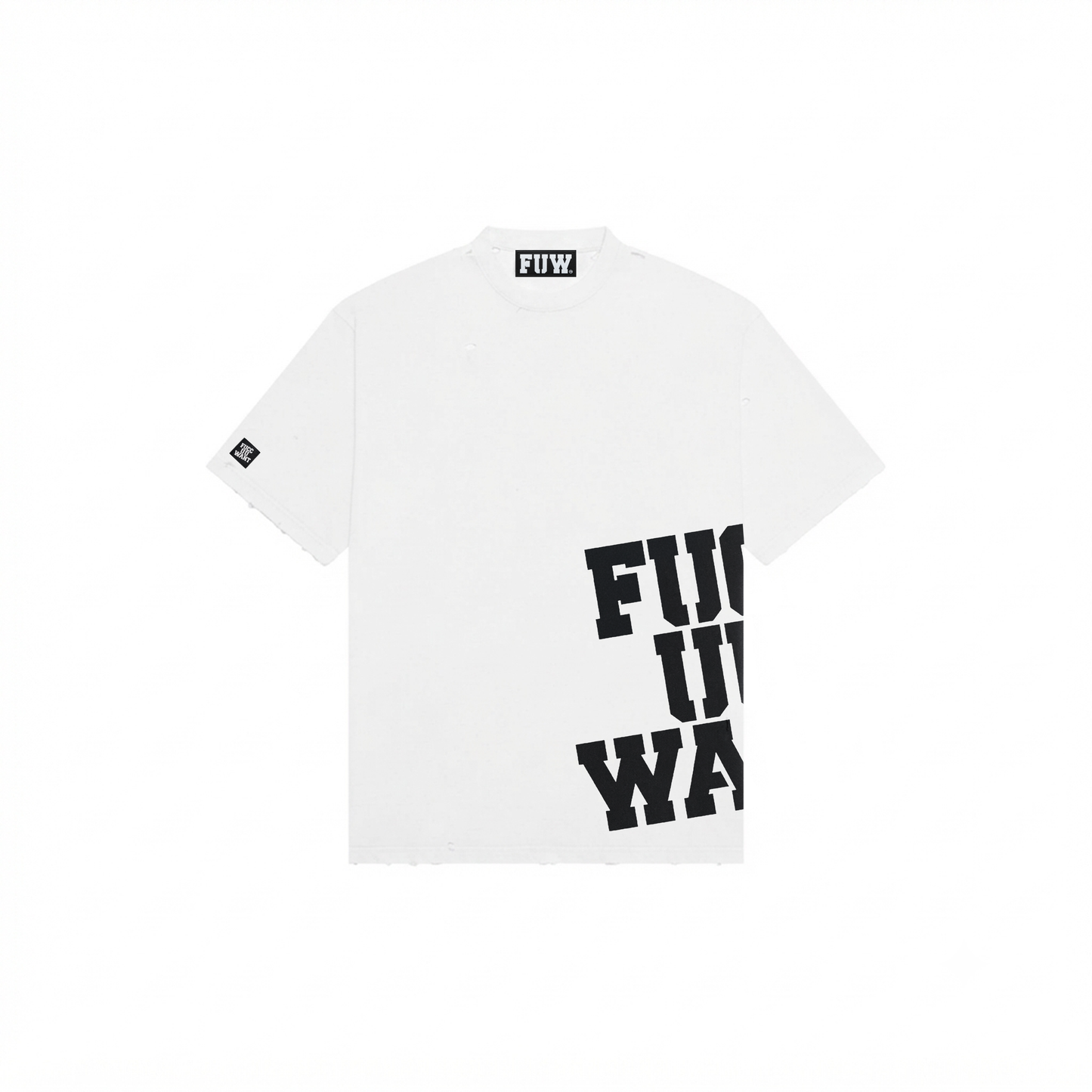 WHITE SIDE TEE