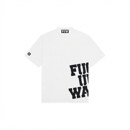 WHITE SIDE TEE