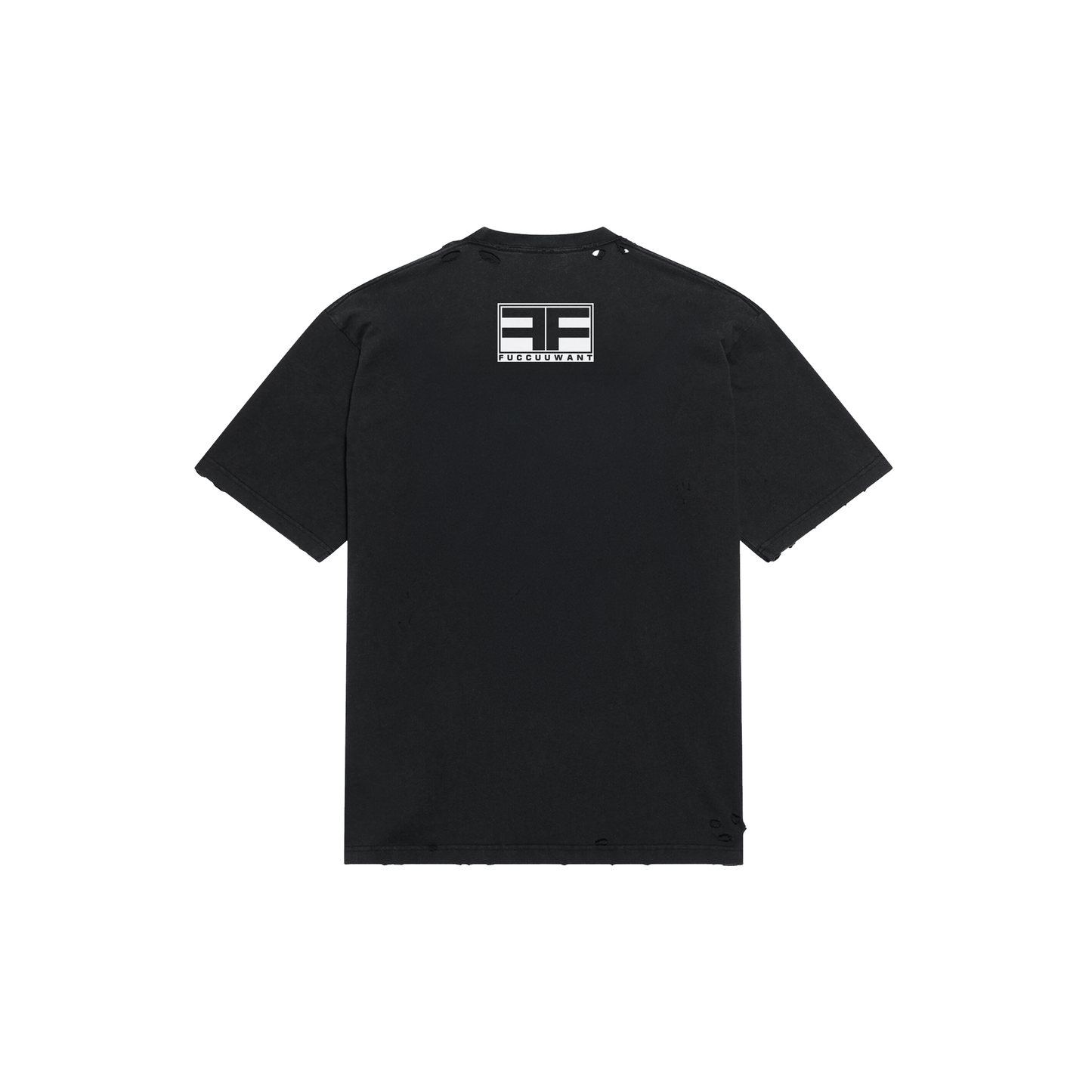 BLACK DOUBLE F TEE
